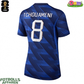 Frankrike Aurelien Tchouameni #8 Hemmatröja Kvinnor VM 2026 Kortärmad